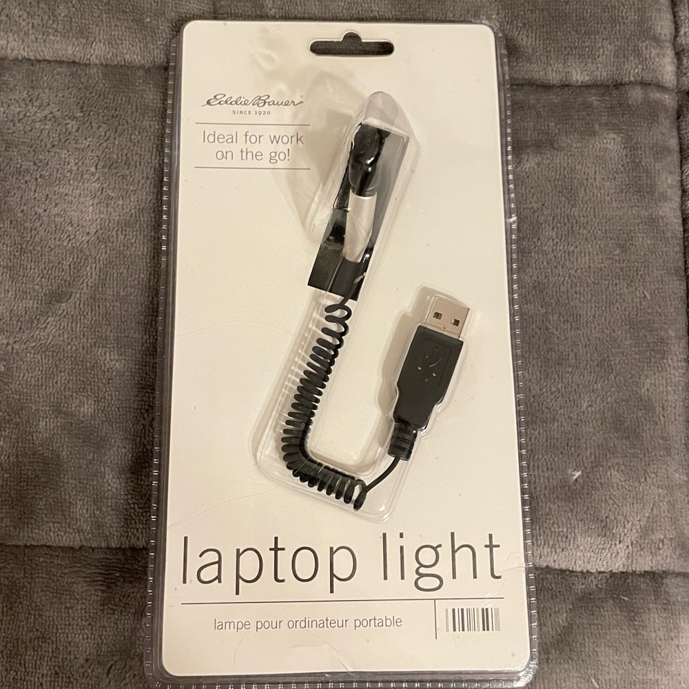 Eddie Bauer Black Portable USB Laptop Light